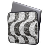 Copacabana Sidewalk Brazilian pattern ラップトップスリーブ (正面左)