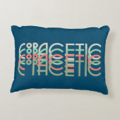 Copaceticレトロ1920sタイポグラフィ、色 アクセントクッション (裏面)