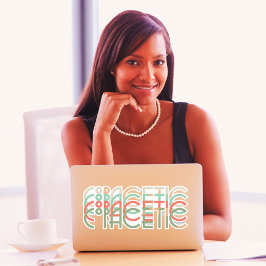 Copaceticレトロ1920sタイポグラフィ、色 シール