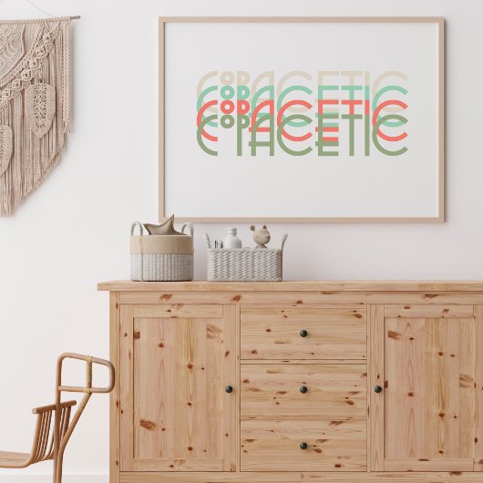 Copaceticレトロ1920sタイポグラフィ、色 ポスター