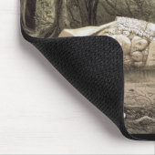 Copan、グアテマラの壊れたマヤの偶像 マウスパッド (コーナー)