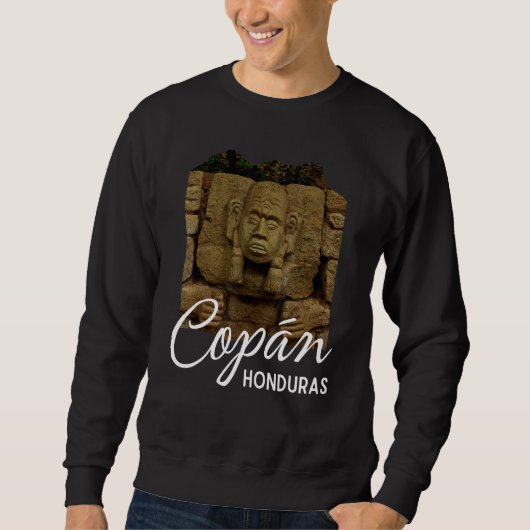 Copan Ruins Mayan Ruins Roatan Honduras Souvenir スウェットシャツ (正面)
