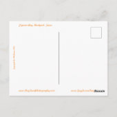 Copano湾の日没 ポストカード (裏面)