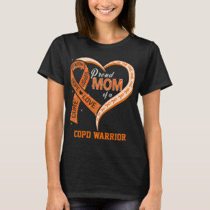 COPDの戦士の誇りある母 Tシャツ