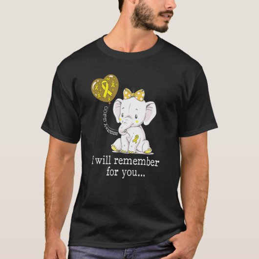 COPD啓発エレファント Tシャツ (正面)