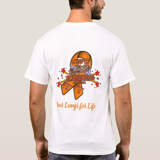 COPD認識度2023 Tシャツ (裏面)