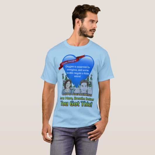 COPD認識度2024 Tシャツ (正面フル)