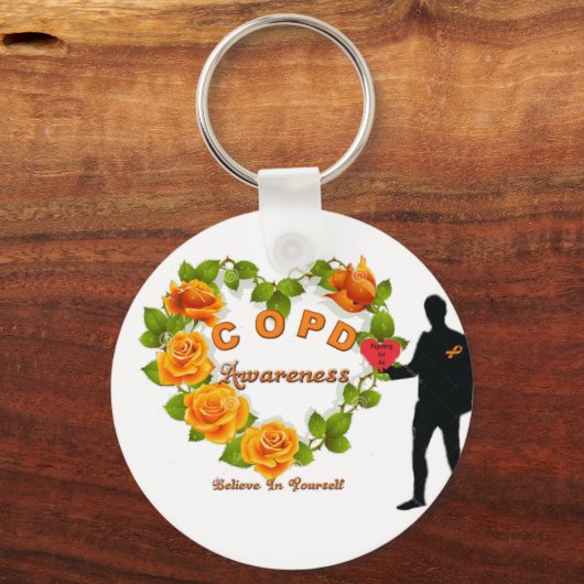 COPD認識度 キーホルダー (正面)
