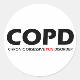 COPD – 慢性的な強迫性のパグ障害 ラウンドシール