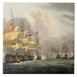 Copenhaの前のデンマークの艦隊の破壊 タイル