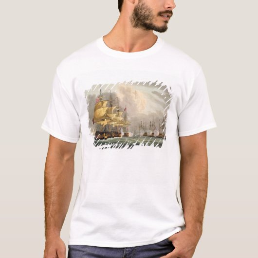Copenhaの前のデンマークの艦隊の破壊 Tシャツ (正面)