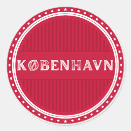Copenhagen City Pride Emblem – Danish Identity ラウンドシール