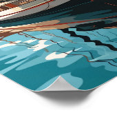 Copenhagen, Denmark ポスター (角)