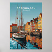 Copenhagen, Denmark ポスター (正面)