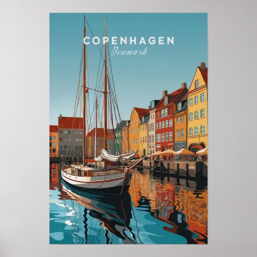 Copenhagen, Denmark ポスター (正面)