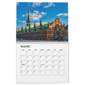 Copenhagen-Denmark Calendar カレンダー (3月 2027)