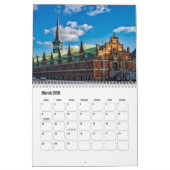 Copenhagen-Denmark Calendar カレンダー (3月 2026)
