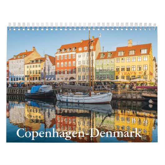 Copenhagen-Denmark Calendar カレンダー (カバー)