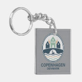 Copenhagen Denmark Europe キーホルダー (正面左)