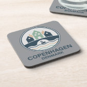 Copenhagen Denmark Europe コースター (左側)