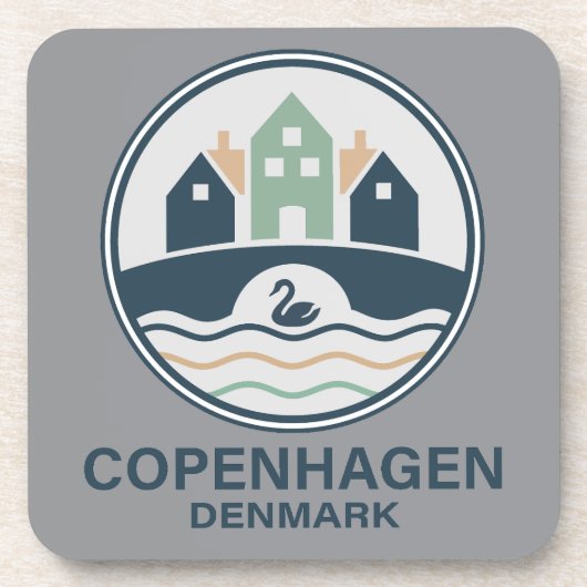 Copenhagen Denmark Europe コースター (正面)