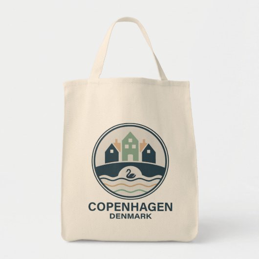 Copenhagen Denmark Europe トートバッグ (正面)