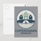 Copenhagen Denmark Europe ポストカード (正面/裏面)