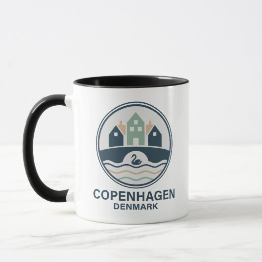 Copenhagen Denmark Europe マグカップ (左)