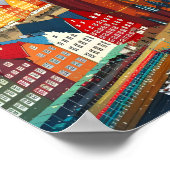 Copenhagen Denmark Famous Travel Place ポスター (角)