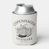 Copenhagen Denmark Landscape 缶クーラー (缶正面)