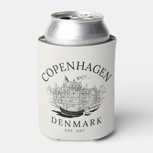 Copenhagen Denmark Landscape 缶クーラー (缶正面)