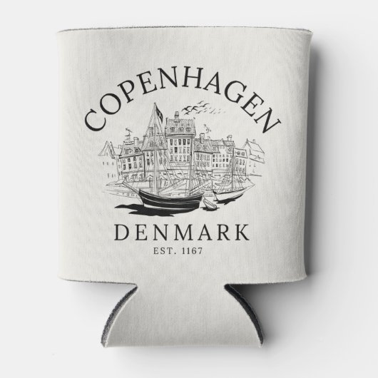 Copenhagen Denmark Landscape 缶クーラー (正面)