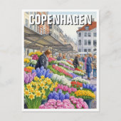 Copenhagen Denmark Travel ポストカード (正面)
