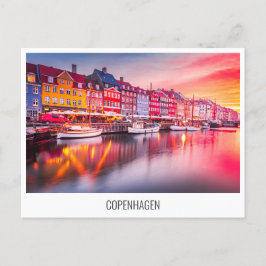 Copenhagen, Denmark travel postcard シーズンポストカード