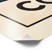 Copenhagen, Denmark vintage travel poster, フォトプリント (角)