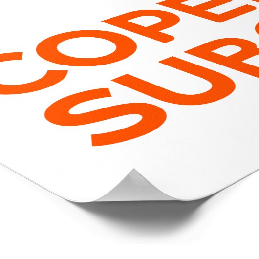 Copenhagen Suborbitalsロゴポスター ポスター (角)