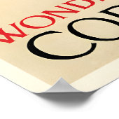 Copenhagen Travel Poster Vintage Denmark Art Print ポスター (角)