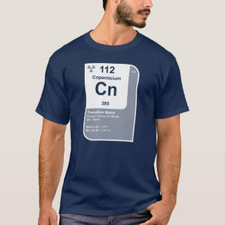 Copernicium (Cn) Tシャツ