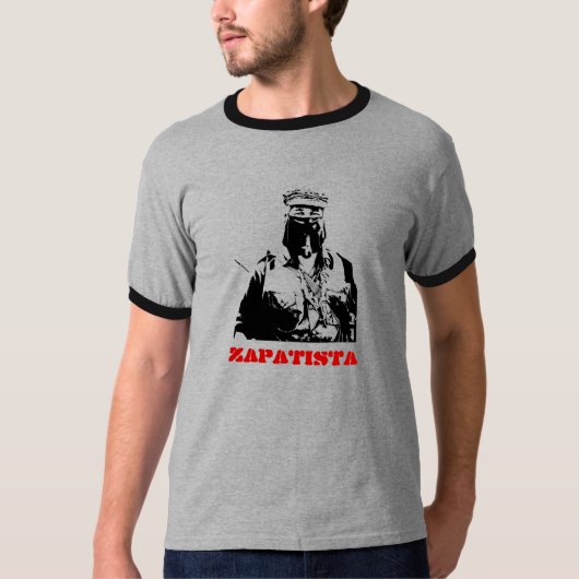 Copiaa de Copiaa deマルコス、ZAPATISTA Tシャツ (正面)