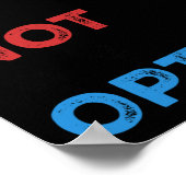 Copie De Not Votingはオプションではない – はっきりした Statem ポスター (角)