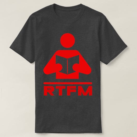 Copie de RTFM T sデザインMAO RTFM T Tシャツ (デザイン正面)