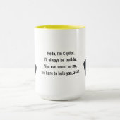 COPILOT 15oz MUG with my Mug on the Mug! マグカップ (中央)