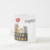 copitch.comプロモーション フロストグラスマグカップ (正面左)