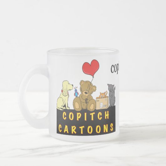 copitch.comプロモーション フロストグラスマグカップ (左)