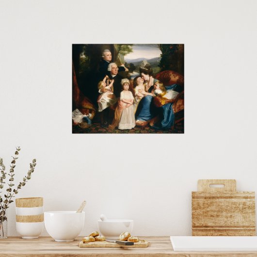 Copley Family - John S. Copleyファインアートポスター ポスター (キッチン)