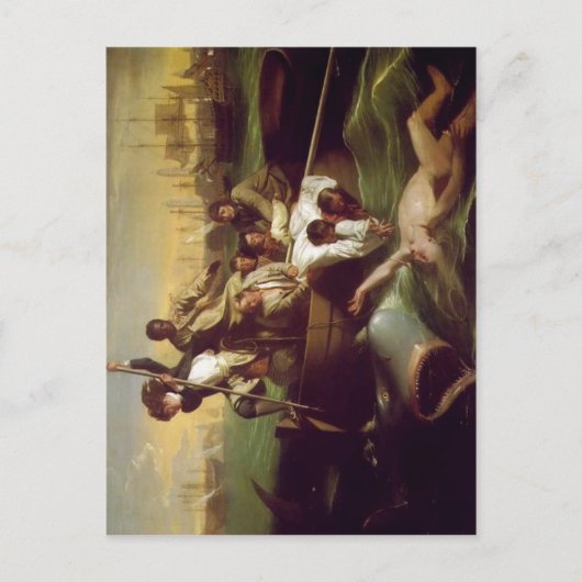 Copley、John Singleton Watson、Shark 1778 T ポストカード (正面)
