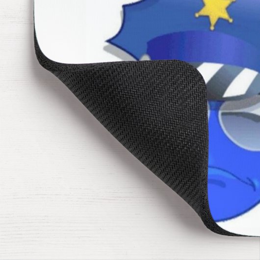 CopMoji -青い生命問題のマウスパッド マウスパッド (コーナー)