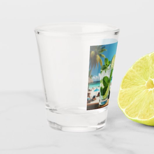 Copo de Shot Personalizado Caipirinha ショットグラス (左)