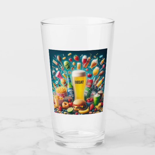 Copo de Vidro Personalizado タンブラーグラス (正面)