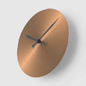 Copper ラウンド壁時計 (傾斜)